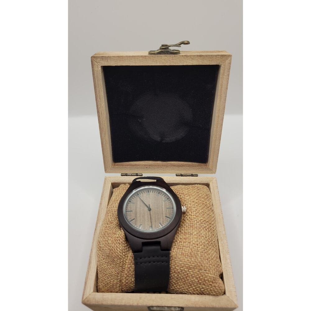 BOBO BIRD Wooden Watch Mens Engraved “To My Man” Gift w/ Box
